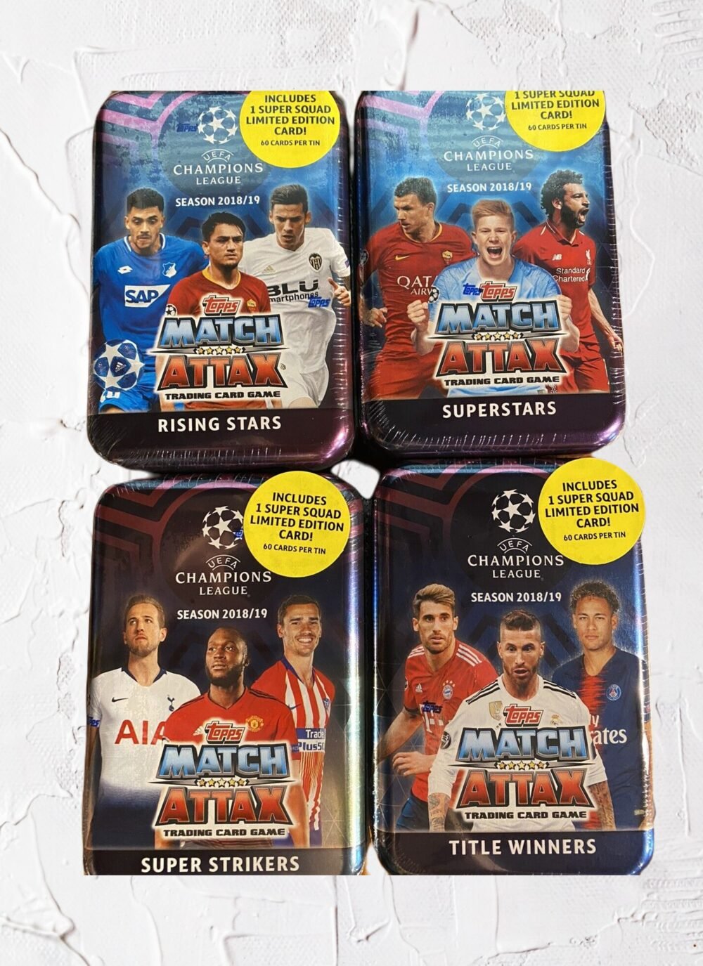 2018/2019 TOPPS MATCH ATTAX - CHAMPION LEAGUE - POCKET TIN